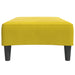 Taburet, galben, 77x55x31 cm, catifea - WALTI WALTI