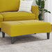 Taburet, galben, 77x55x31 cm, catifea - WALTI WALTI