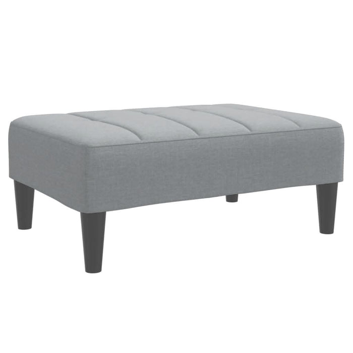 Taburet, gri deschis, 77x55x31 cm, material textil - WALTI WALTI