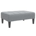 Taburet, gri deschis, 77x55x31 cm, material textil - WALTI WALTI