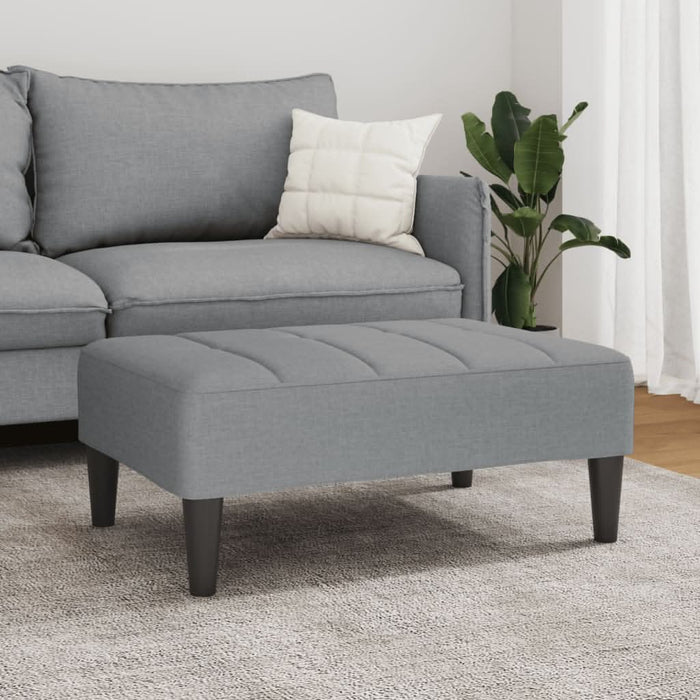 Taburet, gri deschis, 77x55x31 cm, material textil - WALTI WALTI