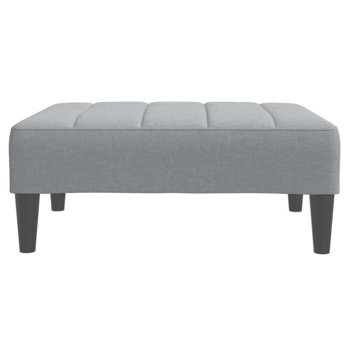 Taburet, gri deschis, 77x55x31 cm, material textil - WALTI WALTI