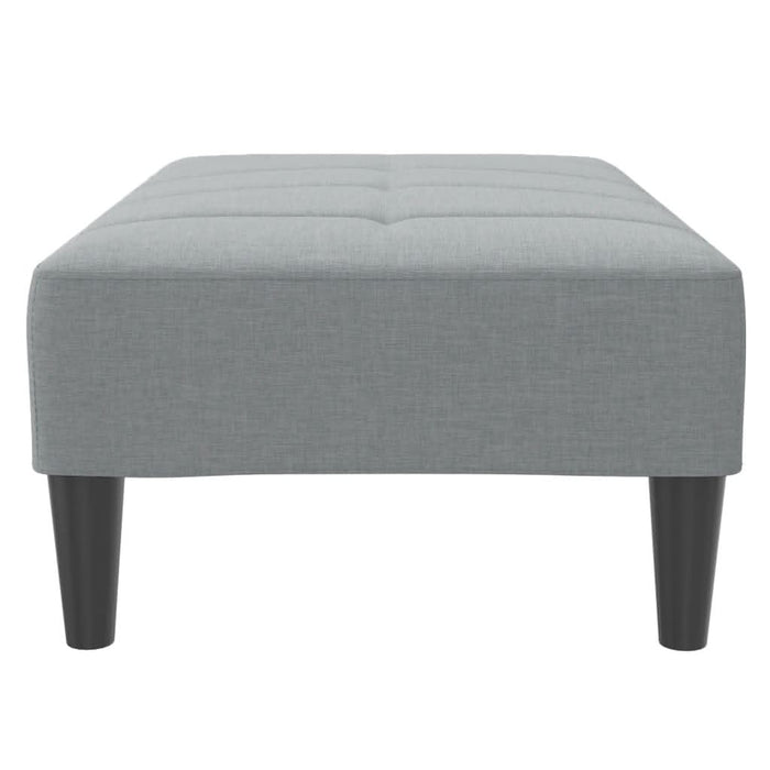Taburet, gri deschis, 77x55x31 cm, material textil - WALTI WALTI