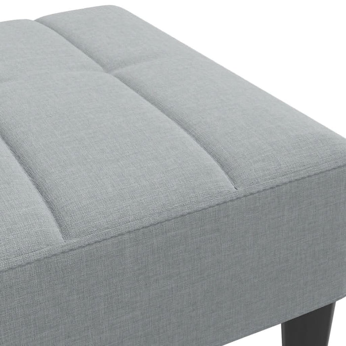 Taburet, gri deschis, 77x55x31 cm, material textil - WALTI WALTI