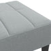 Taburet, gri deschis, 77x55x31 cm, material textil - WALTI WALTI