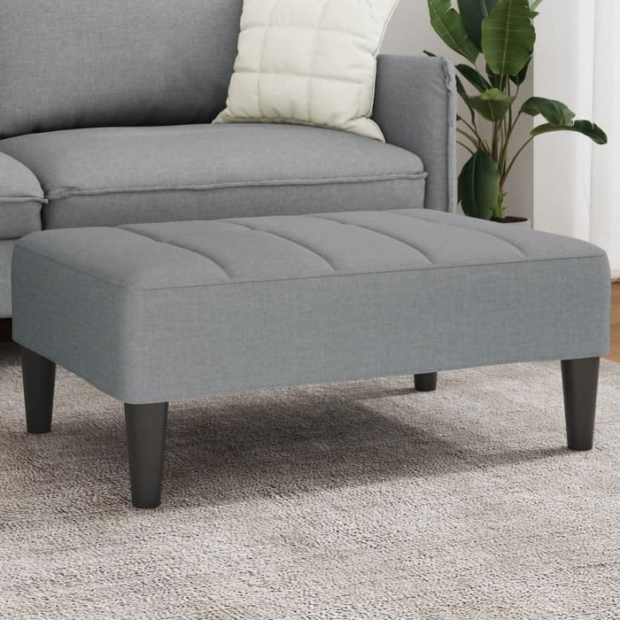 Taburet, gri deschis, 77x55x31 cm, material textil - WALTI WALTI