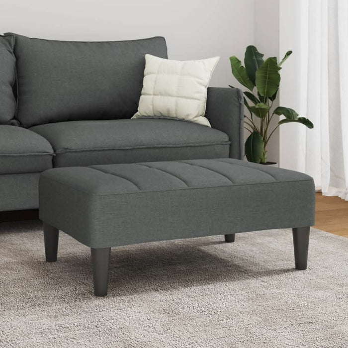 Taburet, gri închis, 77x55x31 cm, material textil - WALTI WALTI