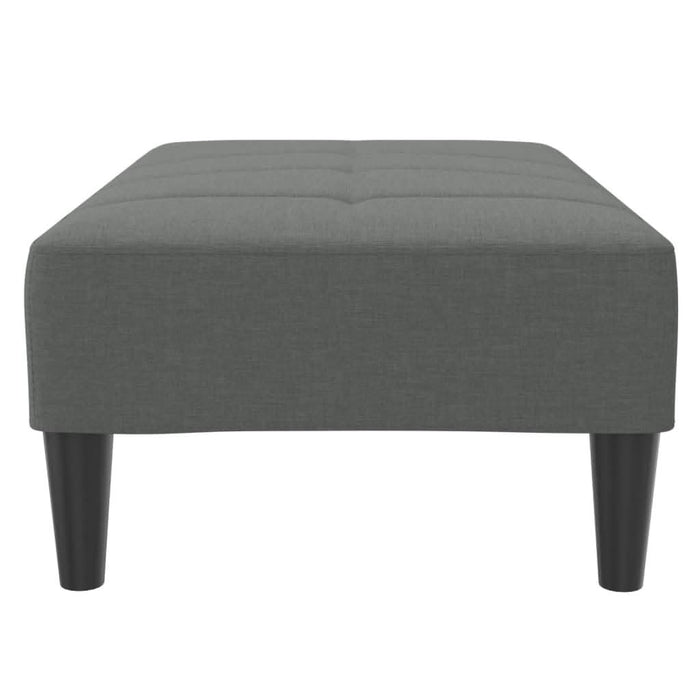 Taburet, gri închis, 77x55x31 cm, material textil - WALTI WALTI
