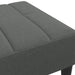 Taburet, gri închis, 77x55x31 cm, material textil - WALTI WALTI