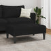 Taburet, negru, 77x55x31 cm, material textil - WALTI WALTI