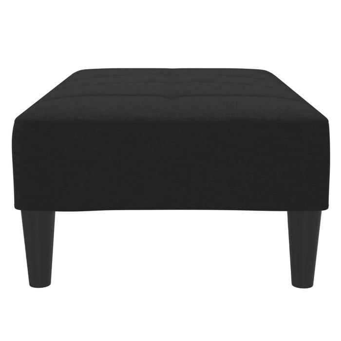Taburet, negru, 77x55x31 cm, material textil - WALTI WALTI