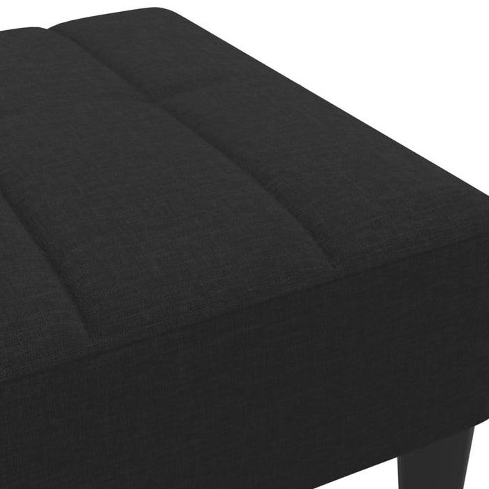 Taburet, negru, 77x55x31 cm, material textil - WALTI WALTI