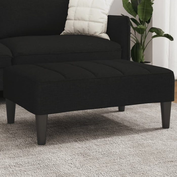 Taburet, negru, 77x55x31 cm, material textil - WALTI WALTI