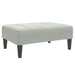 Taburet, gri deschis, 77x55x31 cm, catifea - WALTI WALTI