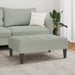 Taburet, gri deschis, 77x55x31 cm, catifea - WALTI WALTI