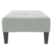 Taburet, gri deschis, 77x55x31 cm, catifea - WALTI WALTI