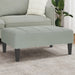 Taburet, gri deschis, 77x55x31 cm, catifea - WALTI WALTI