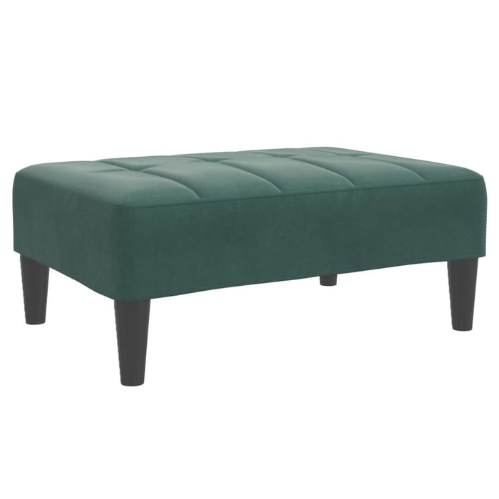 Taburet, verde închis, 77x55x31 cm, catifea - WALTI WALTI