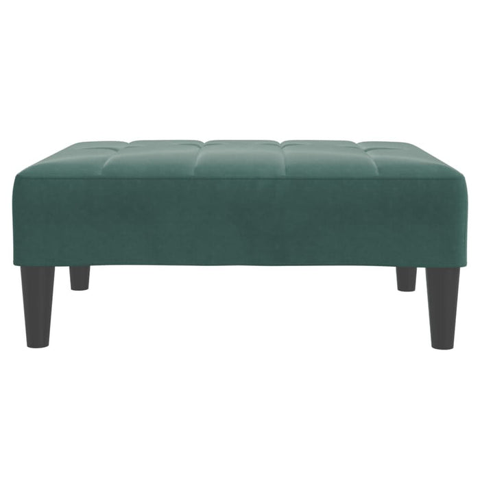 Taburet, verde închis, 77x55x31 cm, catifea - WALTI WALTI