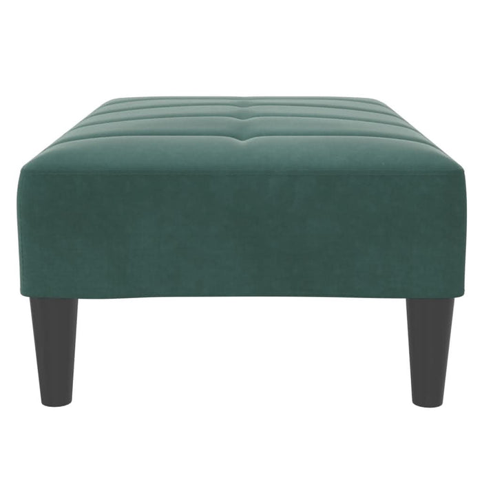 Taburet, verde închis, 77x55x31 cm, catifea - WALTI WALTI