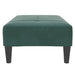 Taburet, verde închis, 77x55x31 cm, catifea - WALTI WALTI