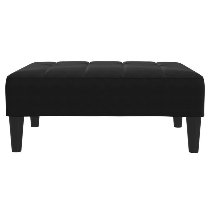 Taburet, negru, 77x55x31 cm, catifea - WALTI WALTI