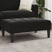 Taburet, negru, 77x55x31 cm, catifea - WALTI WALTI