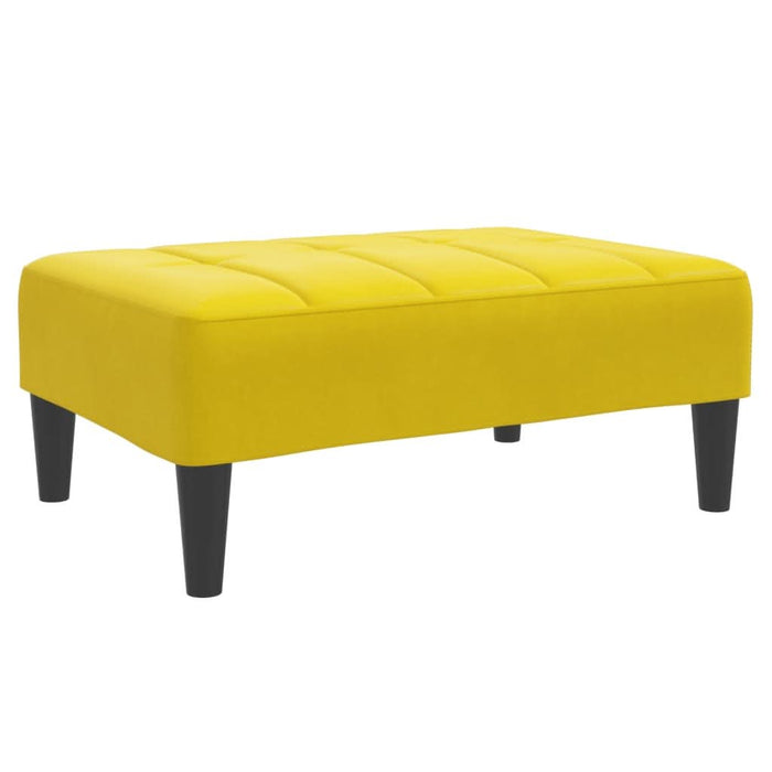 Taburet, galben, 77x55x31 cm, catifea - WALTI WALTI