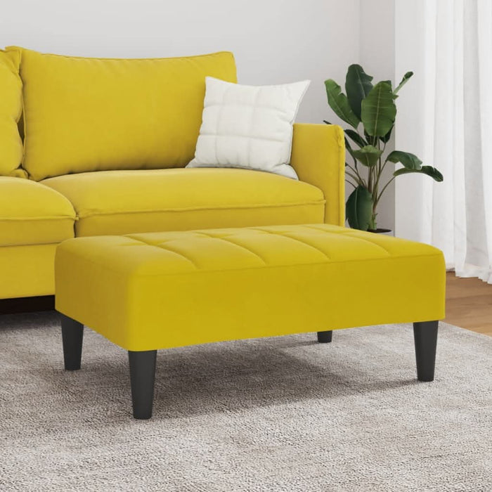 Taburet, galben, 77x55x31 cm, catifea - WALTI WALTI