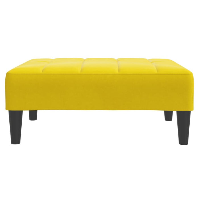 Taburet, galben, 77x55x31 cm, catifea - WALTI WALTI