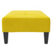 Taburet, galben, 77x55x31 cm, catifea - WALTI WALTI