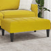 Taburet, galben, 77x55x31 cm, catifea - WALTI WALTI
