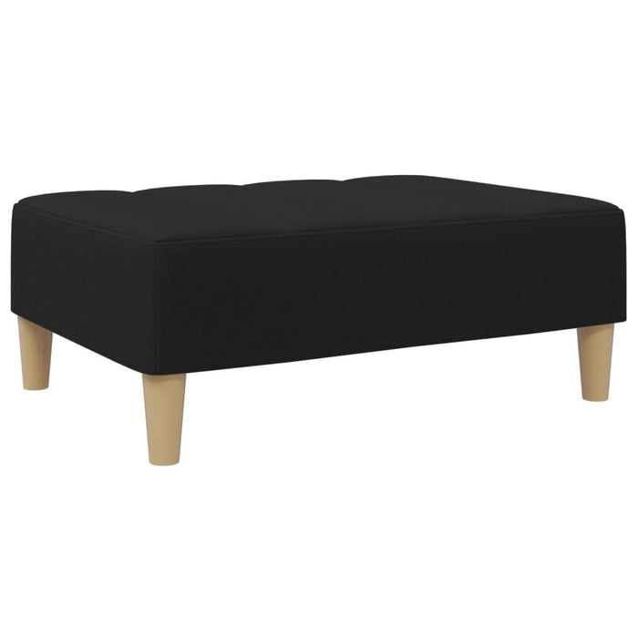 Taburet, negru, 77x55x31 cm, material textil - WALTI WALTI