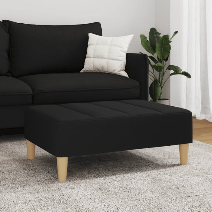 Taburet, negru, 77x55x31 cm, material textil - WALTI WALTI