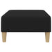 Taburet, negru, 77x55x31 cm, material textil - WALTI WALTI