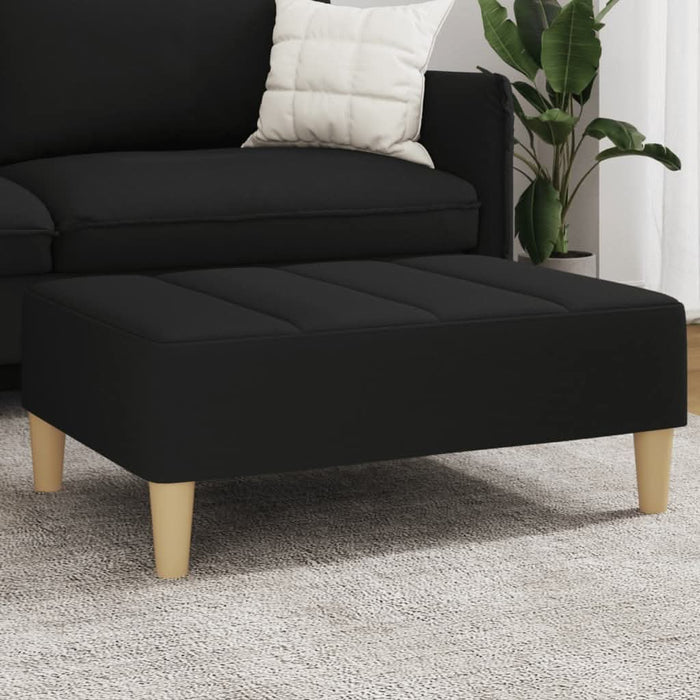 Taburet, negru, 77x55x31 cm, material textil - WALTI WALTI