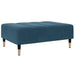Taburet, albastru, 77x55x31 cm, catifea - WALTI WALTI
