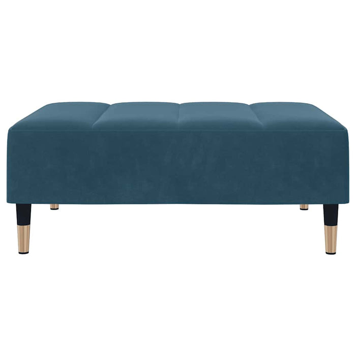 Taburet, albastru, 77x55x31 cm, catifea - WALTI WALTI