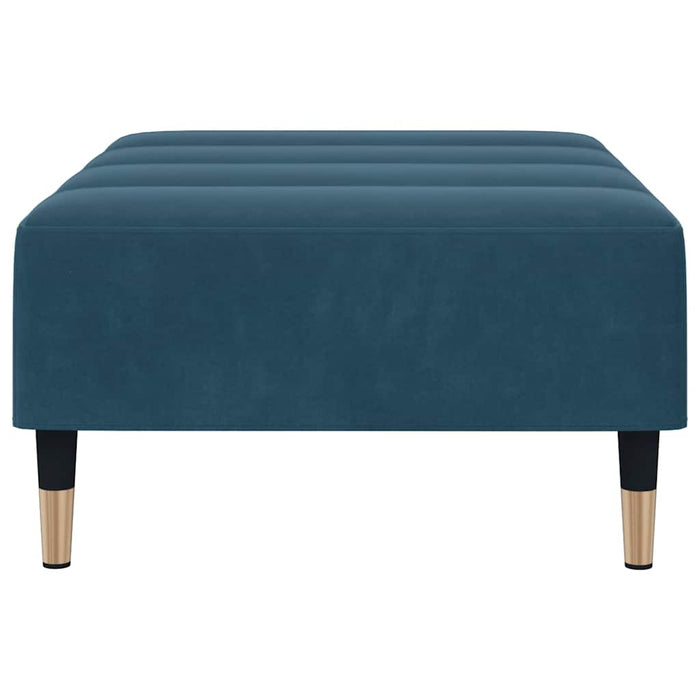 Taburet, albastru, 77x55x31 cm, catifea - WALTI WALTI