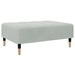 Taburet, gri deschis, 77x55x31 cm, catifea - WALTI WALTI