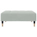 Taburet, gri deschis, 77x55x31 cm, catifea - WALTI WALTI