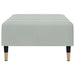 Taburet, gri deschis, 77x55x31 cm, catifea - WALTI WALTI