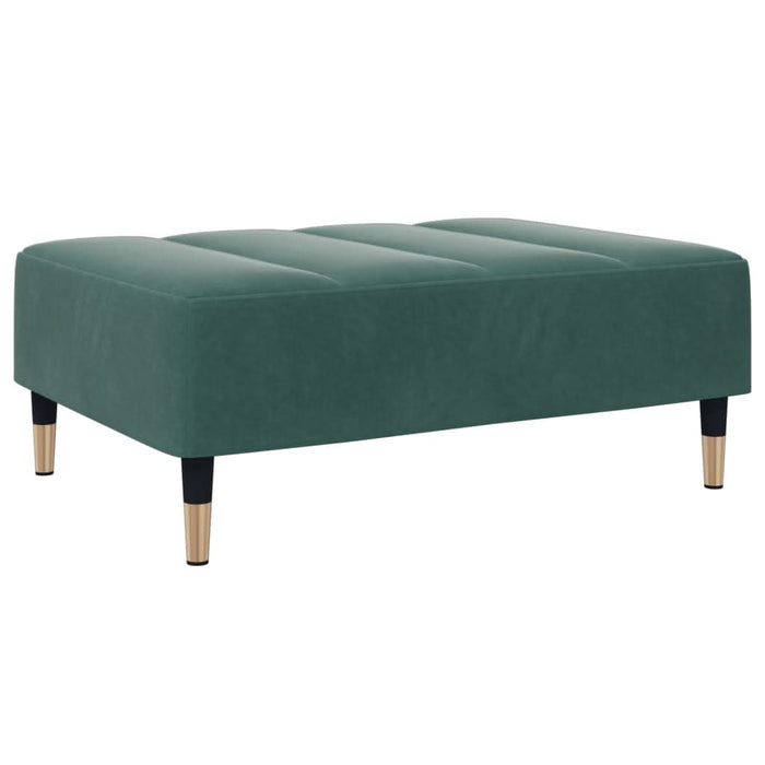 Taburet, verde închis, 77x55x31 cm, catifea - WALTI WALTI