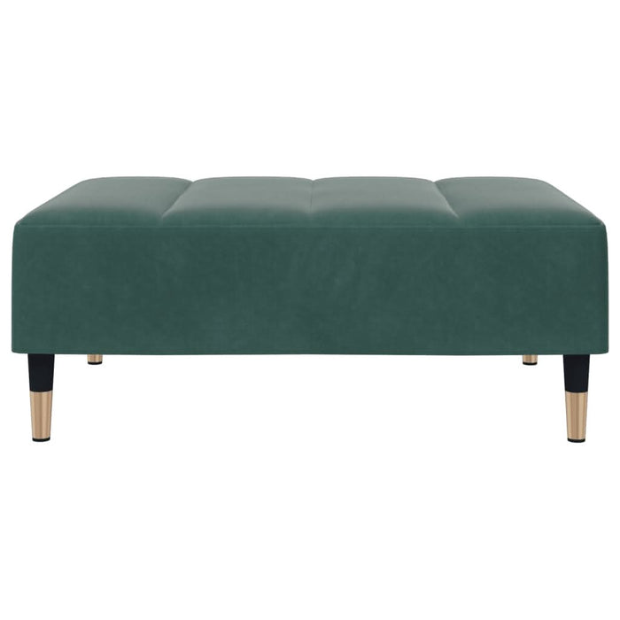 Taburet, verde închis, 77x55x31 cm, catifea - WALTI WALTI
