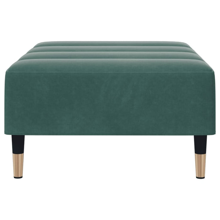 Taburet, verde închis, 77x55x31 cm, catifea - WALTI WALTI