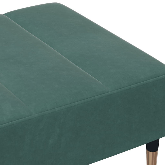 Taburet, verde închis, 77x55x31 cm, catifea - WALTI WALTI