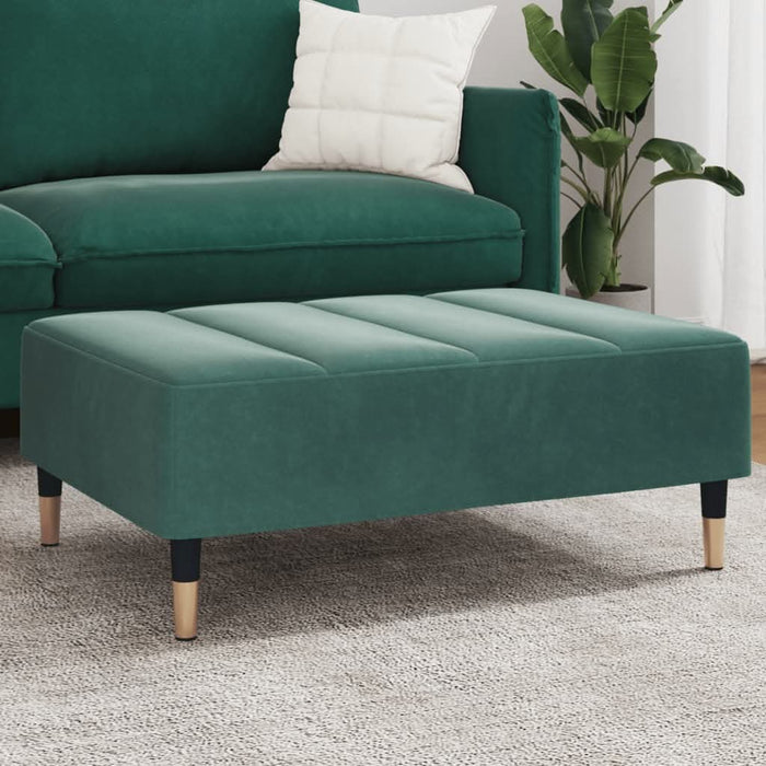 Taburet, verde închis, 77x55x31 cm, catifea - WALTI WALTI