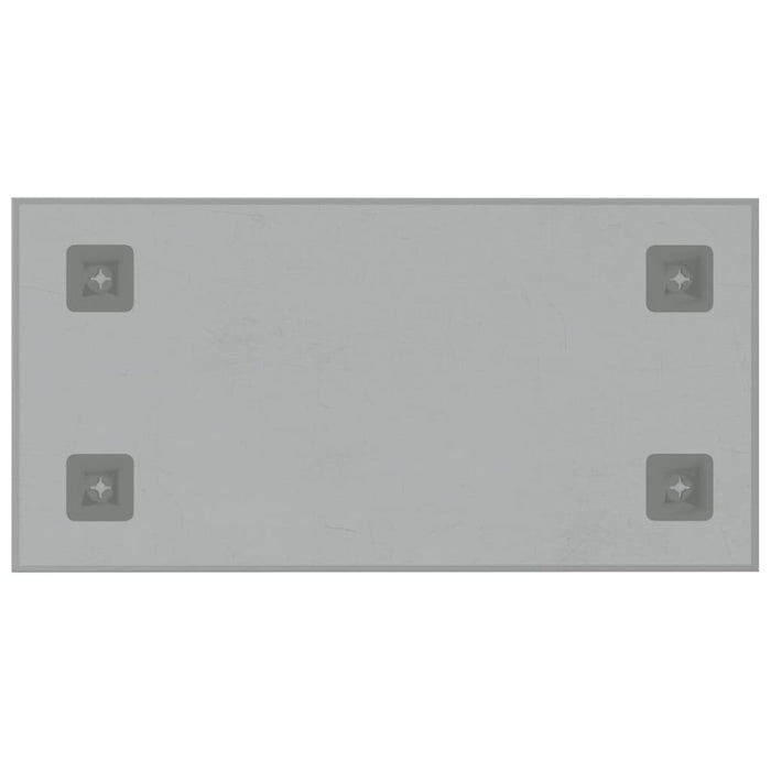 Tablă magnetică de perete, alb, 40x20 cm, sticlă securizată WALTI