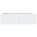 Cadru de pat, alb, 150x200 cm, lemn prelucrat - WALTI WALTI