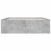 Cadru de pat, gri beton, 150x200 cm, lemn prelucrat - WALTI WALTI
